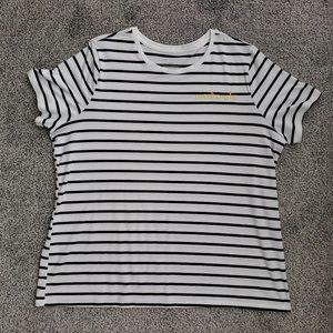 ***Lane Bryant women’s Short Sleeve Striped T-Shirt, size 18/20***